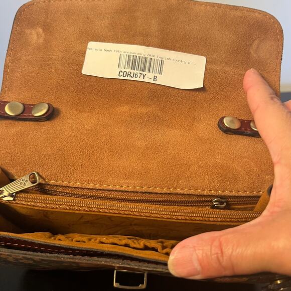 Patricia Nash, Bellizzi, English Country Floral Crossbody/Shoulder Bag - Picture 7 of 13